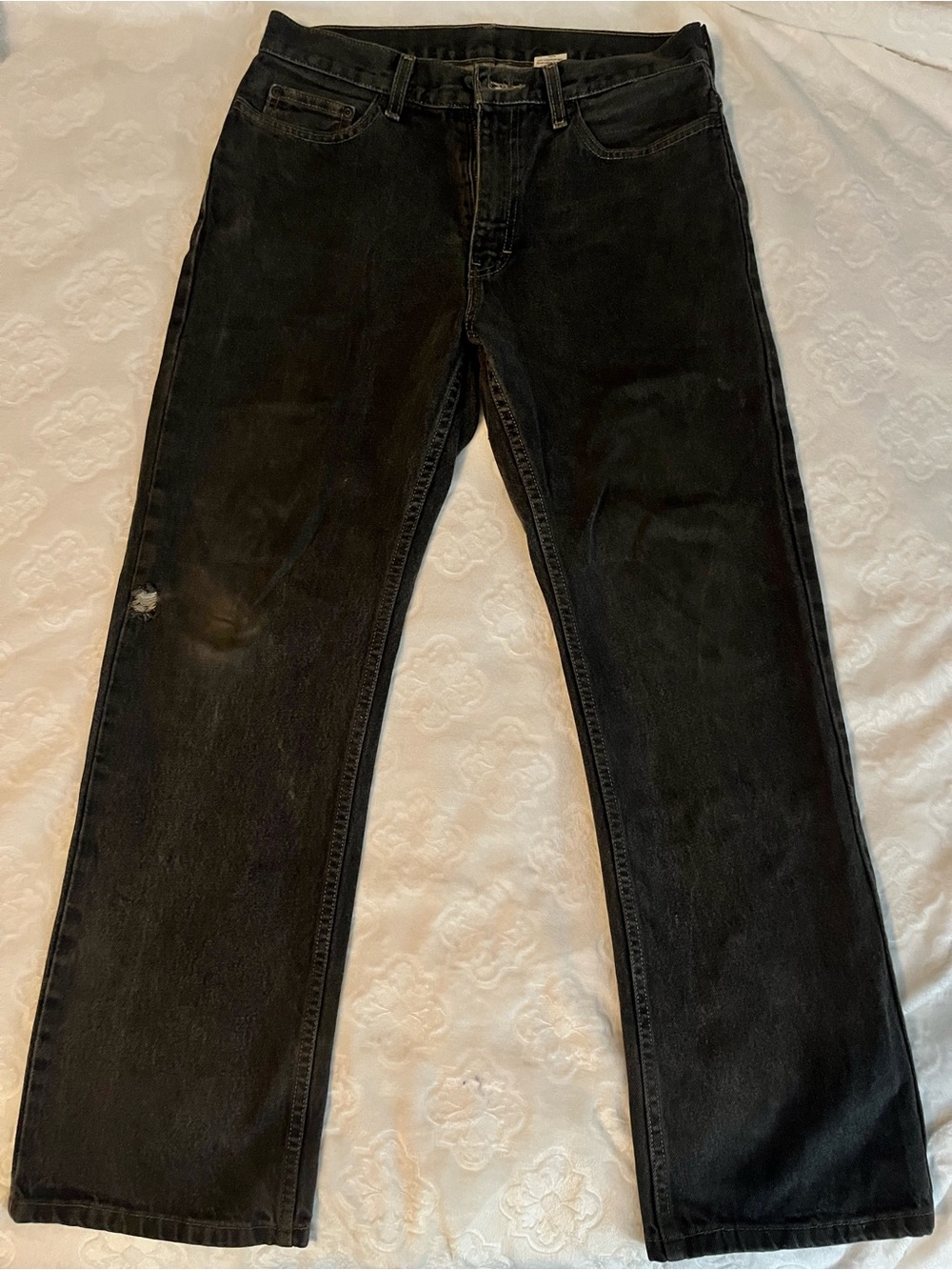 Men's Black relaxed fit black Jeans 30x30